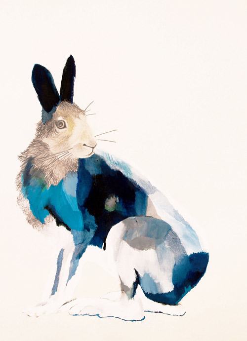 Kirsty Davidson Arctic Bunny Giclee Print