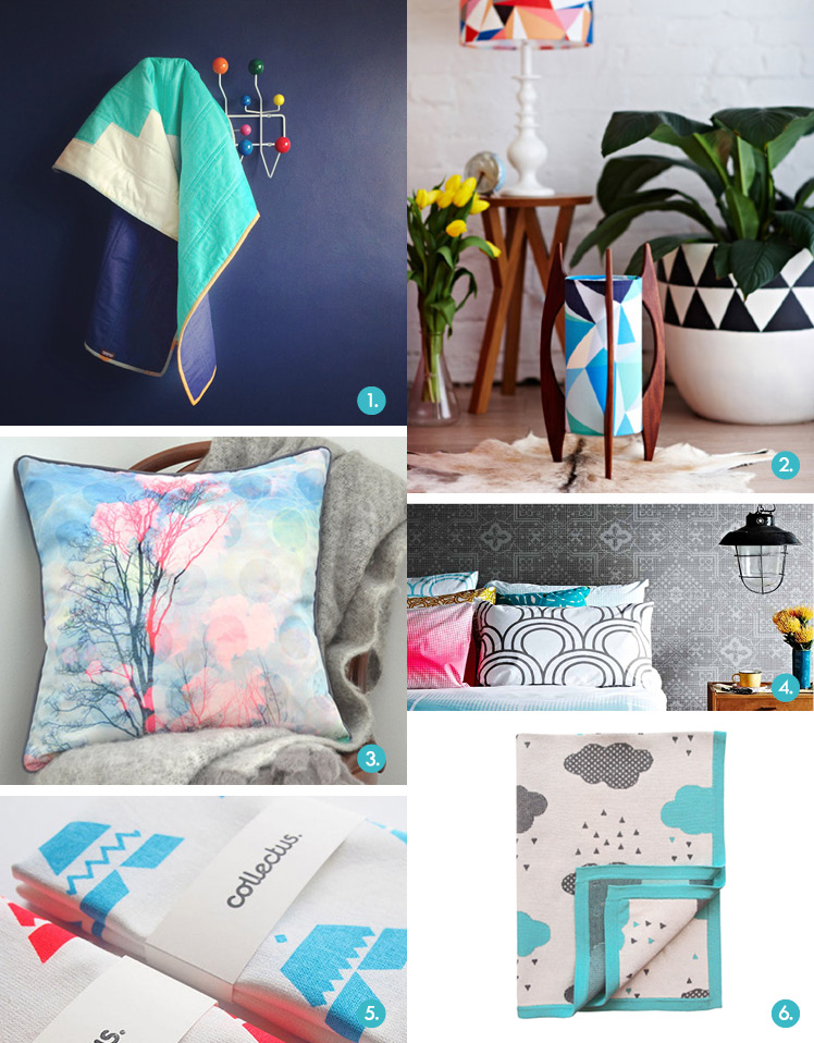Gift Guide Melbourne Homewares AW14 Textiles and Fabric