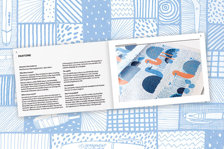 Graphic Design Speak Book Page
