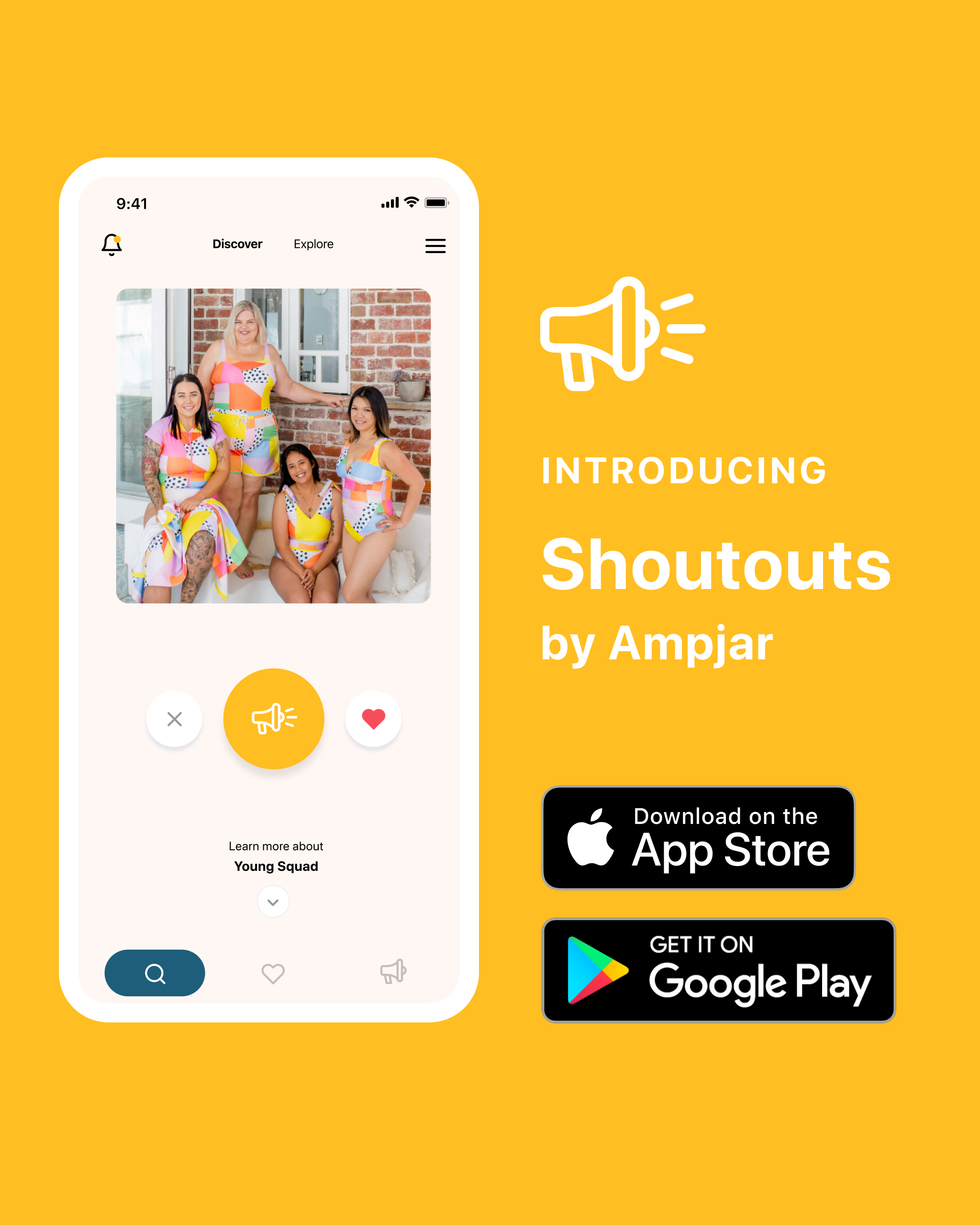 Celebrate the NEW ‘Shoutouts by Ampjar’ Mobile App!