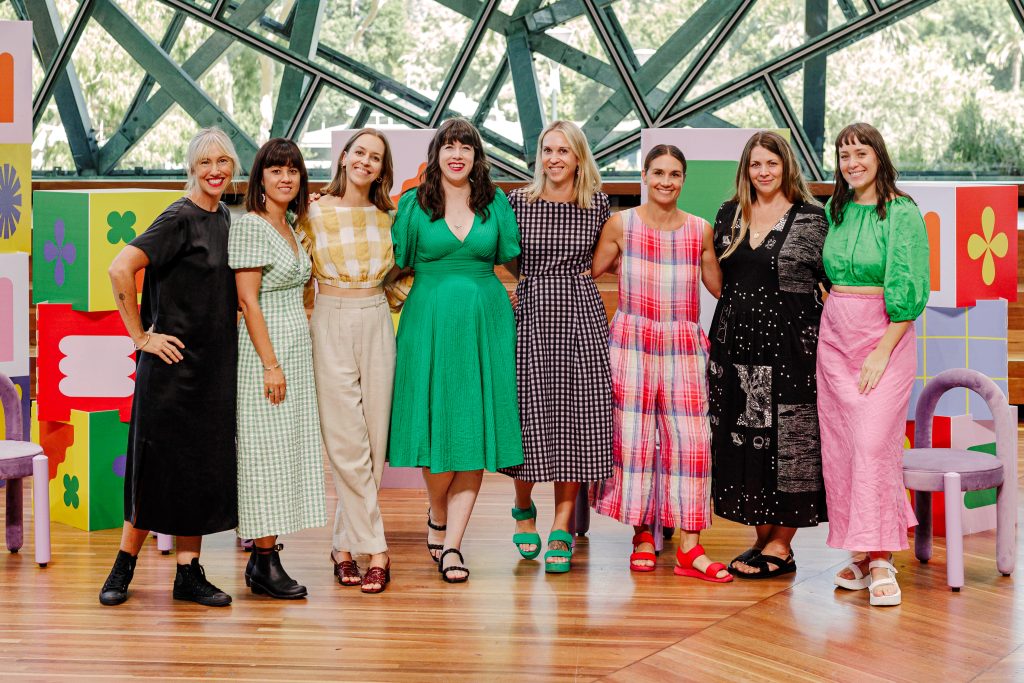 Leana, Roxanna, Ashleigh, Emma, Sarah, Brooke, Lindsay and Daisy from The Finders Keepers at the Creative Business Summit 2023. 